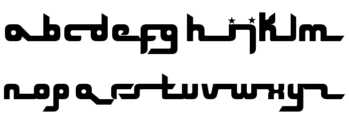 SL Drops Of Moonlight Font UPPERCASE