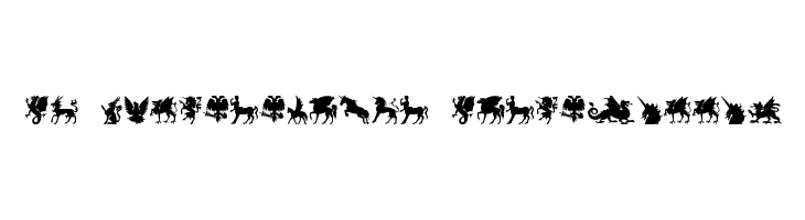 SL Mythological Silhouettes  font caratteri gratis