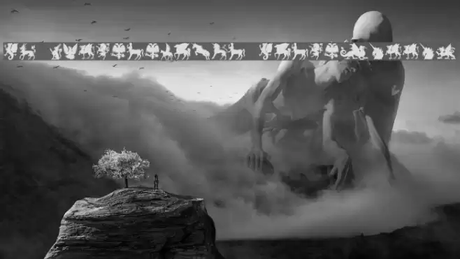 SL Mythological Silhouettes Font examples