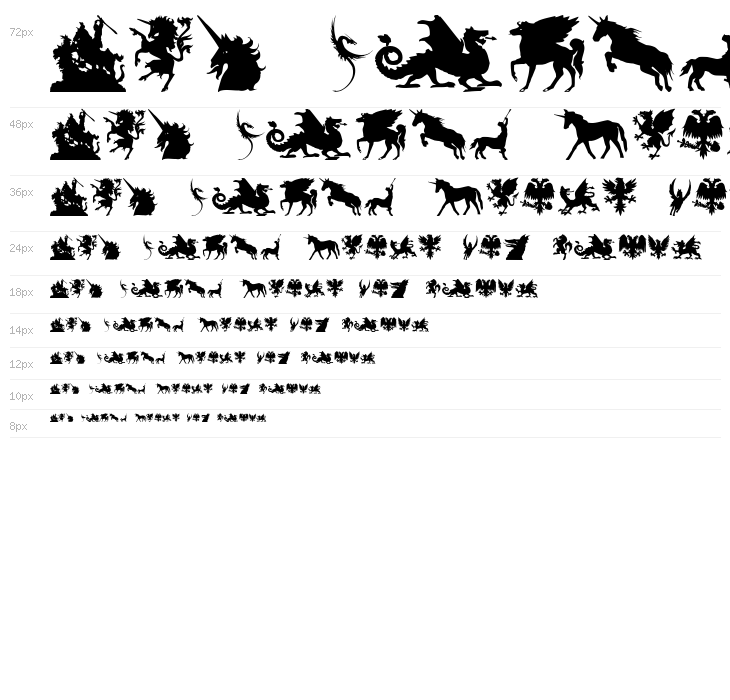 SL Mythological Silhouettes Waterfall