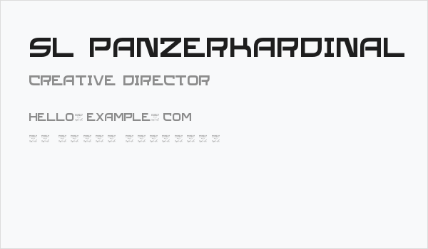 SL Panzerkardinal Business Card