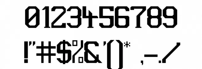 SL PiXL Regular Font OTHER CHARS