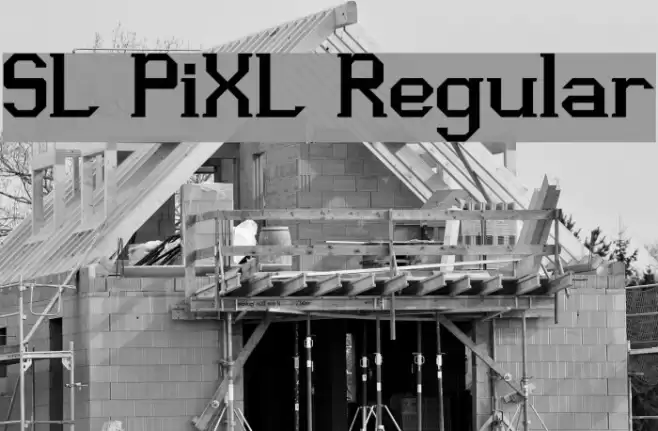 SL PiXL Regular Font examples