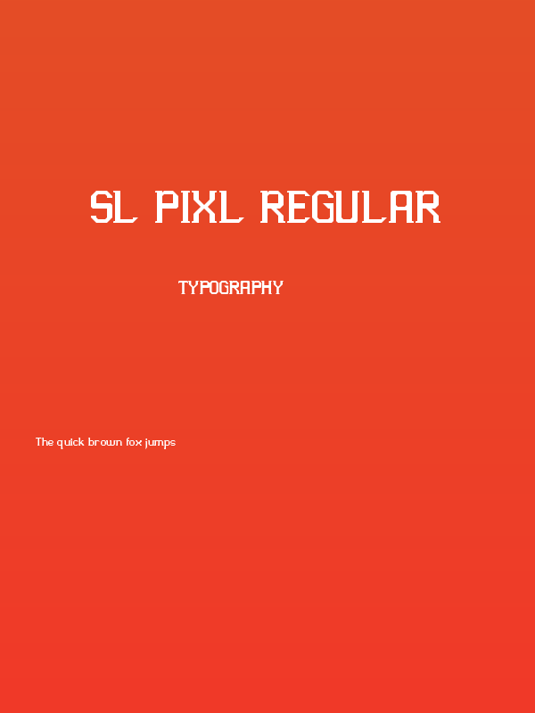 SL PiXL Regular Poster