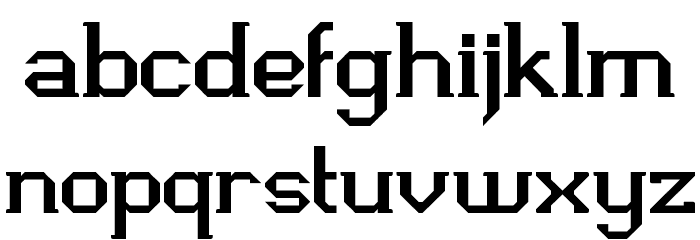 SL PiXL Regular Font LOWERCASE