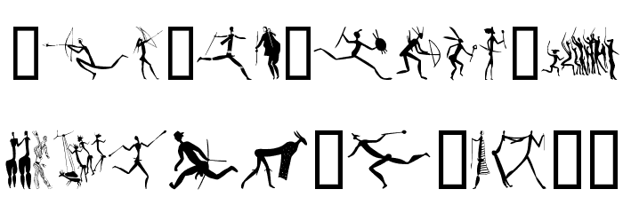 SL Rock Art Font LOWERCASE