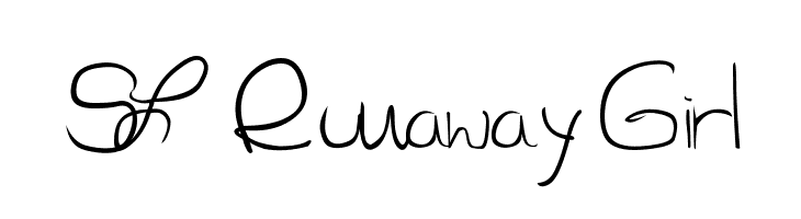 SL Runaway Girl  baixar fontes gratis