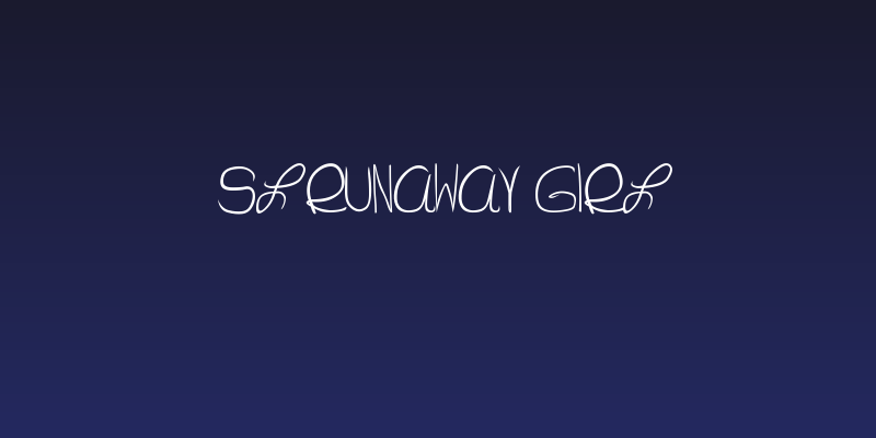 SL Runaway Girl Social Header