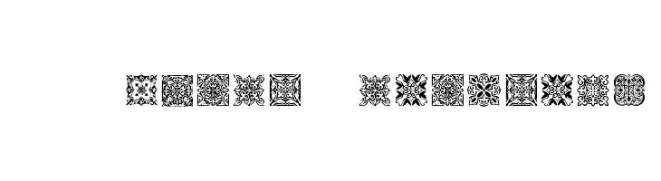 SL Square Ornaments  Frei Schriftart Herunterladen