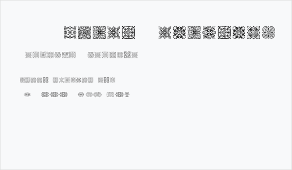 SL Square Ornaments Business Card