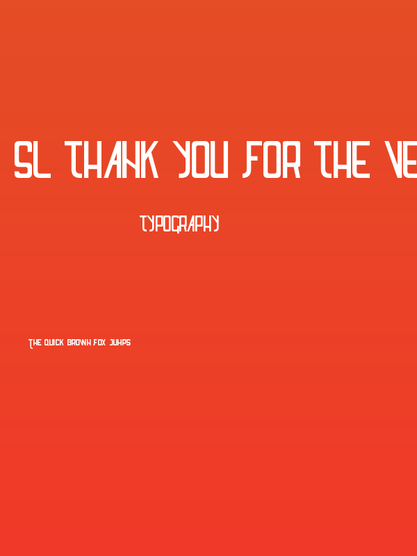 SL Thank You For The Venom Poster