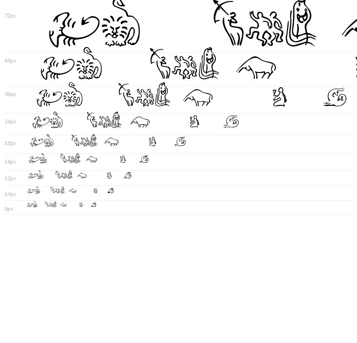 SL Zodiac Icons Waterfall