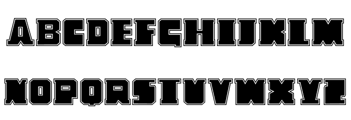 SL18 Шрифта ВЕРХНИЙ