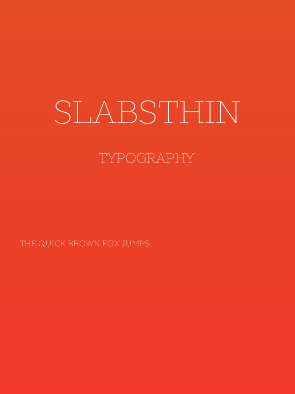SLABSTHIN Poster