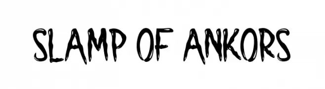 SLAMP OF ANKORS  Frei Schriftart Herunterladen