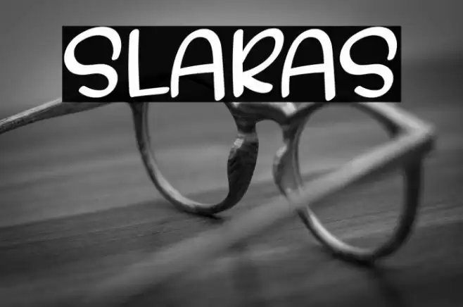 SLARAS Font examples