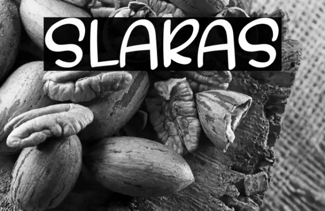 SLARAS Font examples