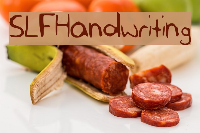 SLF_Handwriting Font examples