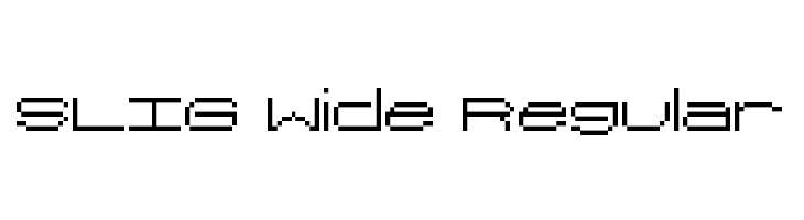 SLIG Wide Regular  नि: शुल्क फ़ॉन्ट्स डाउनलोड