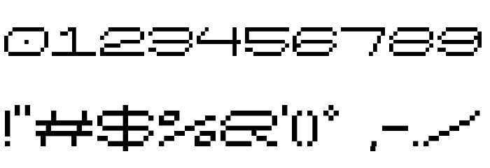SLIG Wide Regular Font OTHER CHARS