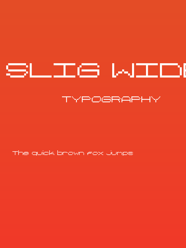 SLIG Wide Regular Poster