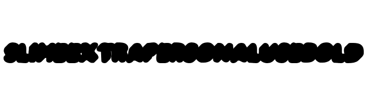 SLIME EXTRA PERSONAL USE Bold  Frei Schriftart Herunterladen