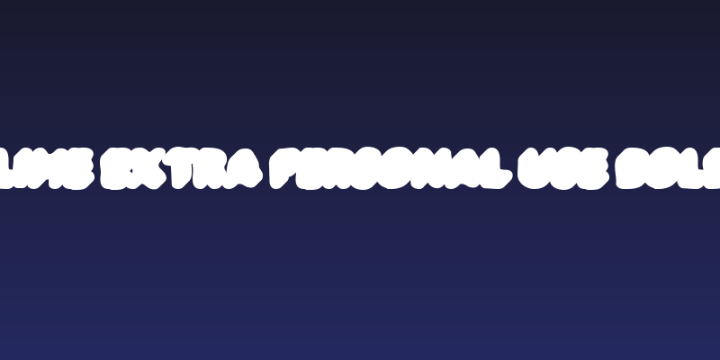 SLIME EXTRA PERSONAL USE Bold Social Header