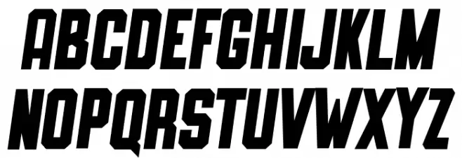 SLIMEDUNK ITALIC CLEAN Schriftart Groß