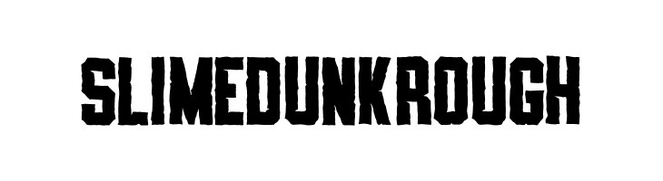 SLIMEDUNK ROUGH  font caratteri gratis