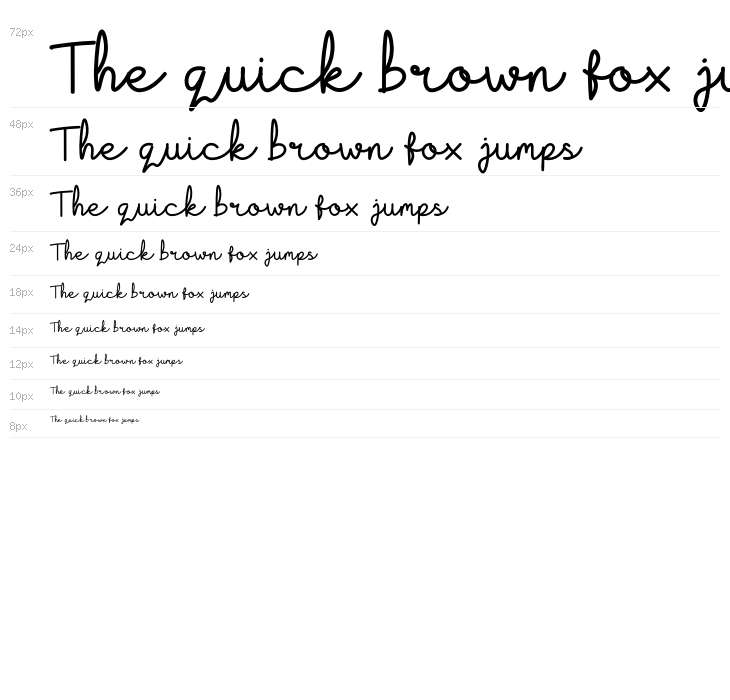 Slab Barrets PU Script Waterfall