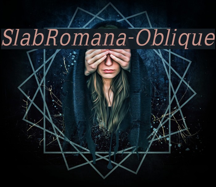 SlabRomana-Oblique Font examples