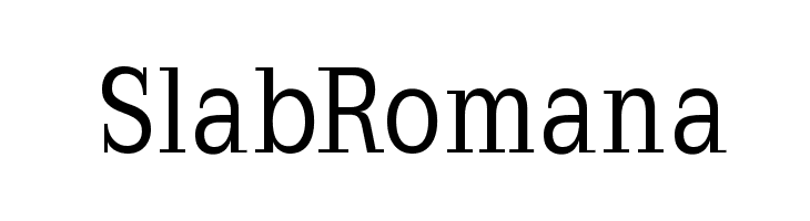 SlabRomana Font