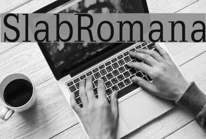 SlabRomana Font examples