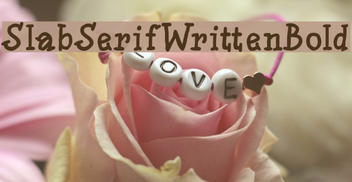 SlabSerifWrittenBold फ़ॉन्ट examples