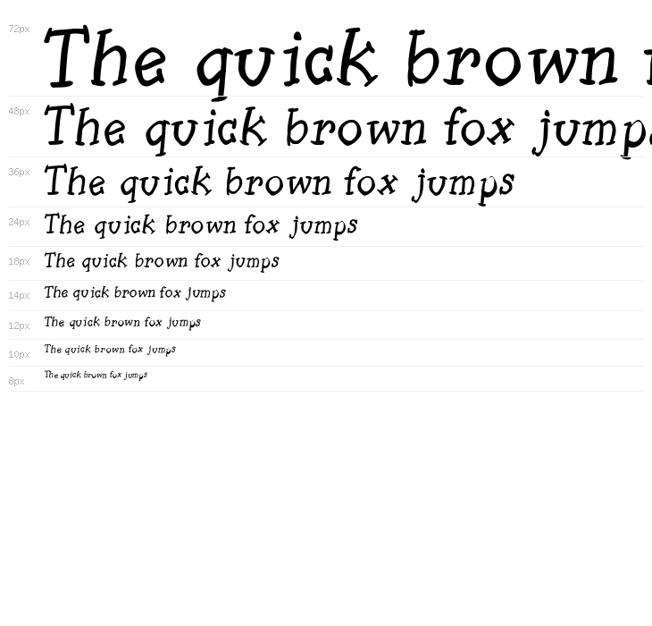 SlabSerifWrittenItalic Waterfall