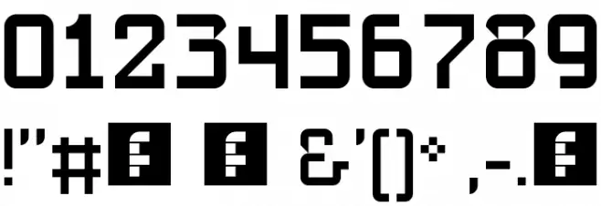 SlabStruct Too Regular Font OTHER CHARS