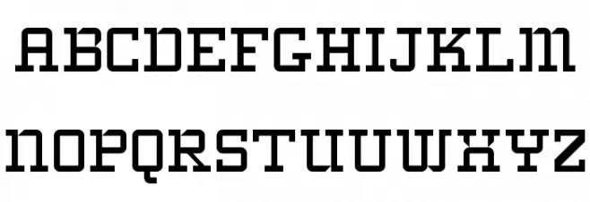 SlabStruct Too Regular Шрифта ВЕРХНИЙ