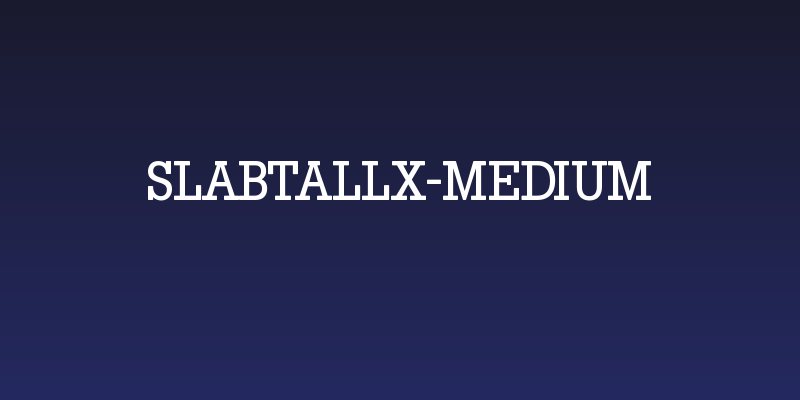 SlabTallX-Medium Social Header