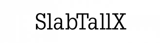 SlabTallX  Fuentes Gratis Descargar