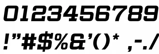 Slabby Prices Italic Font OTHER CHARS
