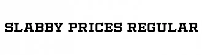 Slabby Prices Regular  font caratteri gratis