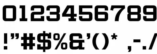 Slabby Prices Regular Font OTHER CHARS