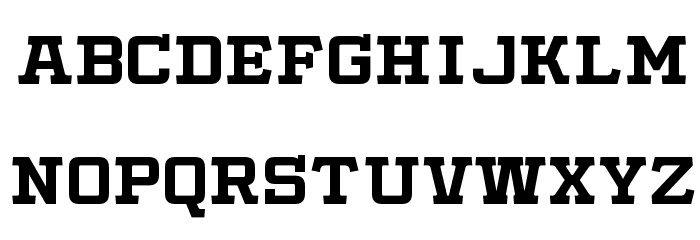 Slabby Prices Regular Font LOWERCASE