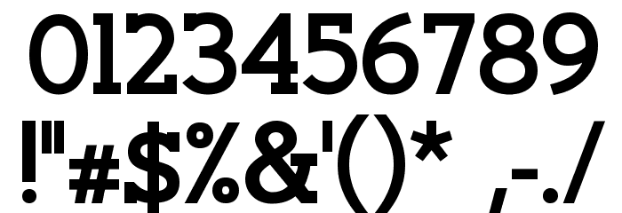 Slaberlin Bold Font OTHER CHARS