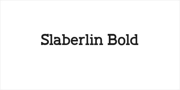 Slaberlin Bold Logo