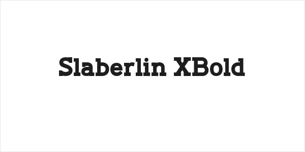 Slaberlin XBold Logo
