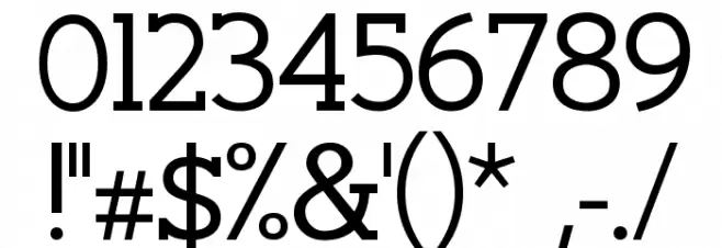 Slaberlin Font OTHER CHARS