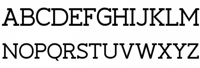 Slaberlin Font Litere mari