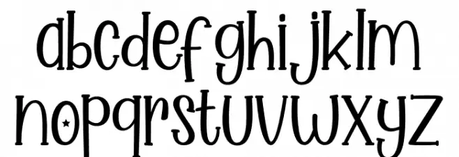 Slabie Peppe Kaem 字体 小写
