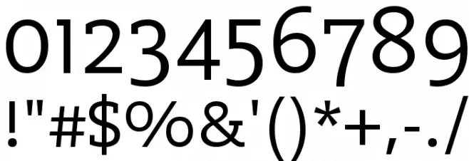 Slabo 13px Font Alte caractere